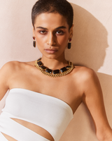 Radiance Cocktail Necklace - Burgundy