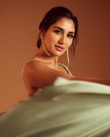 Nikita Dutta in Tassel Earring - AB and White