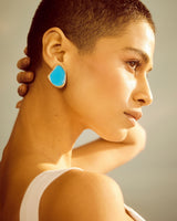 Juhi Godambe in Miami earrings
