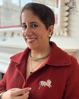 Guneet Monga in Fusion Crystal Earring - Black and White