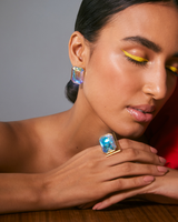 Malaika Arora in Radiance Cocktail Ring - AB