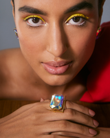 Malaika Arora in Radiance Cocktail Ring - AB