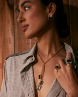 Nushrratt Bharuccha in Fusion Ring - Black and White