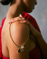 Siddhant Chaturvedi in Infinity Crystal Necklace - Monochrome