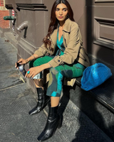 Juhi Godambe in Miami earrings