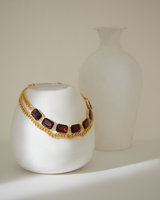 Radiance Cocktail Necklace - Peacock Blue