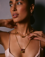 Infinity Crystal Necklace - Multicoloured