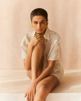 Juhi Godambe in Miami earrings