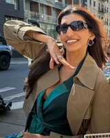 Juhi Godambe in Miami earrings