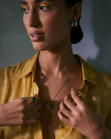 Stellar Crystal Ring - Fern & Lavender