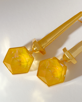 Hexa Crystal Earring - Orange Dawn