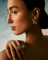 Radiance Cocktail Earring - Gold Crust