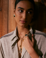 Fusion Crystal Ring - Black and White