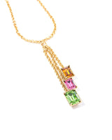 Perseid Crystal Necklace - Monochrome