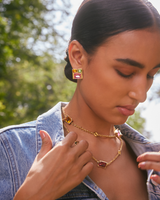 Elysian Crystal Necklace - Multicolour (L)