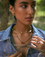 Elysian Crystal Necklace - Multicolour (L)