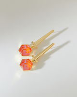 Hexa Crystal Earring - Ocean Waves