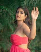 Ishita Dutta in Infinity Crystal Signature Earring - Multicoloured