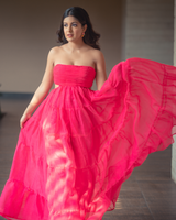 Ishita Dutta in Infinity Crystal Signature Earring - Multicoloured