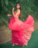 Ishita Dutta in Infinity Crystal Signature Earring - Multicoloured