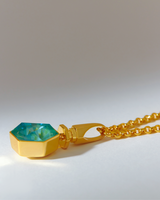 Hexa Crystal Necklace -  Ocean Waves