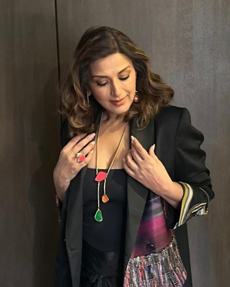 Sonali Bendre in Boracey Necklace - Shore