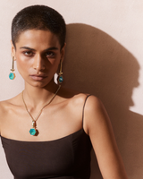 Hexa Crystal Necklace -  Sunrise Yellow