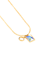 Sirius Crystal Necklace - Gold