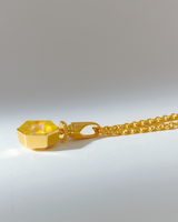 Hexa Crystal Necklace -  Sunrise Yellow