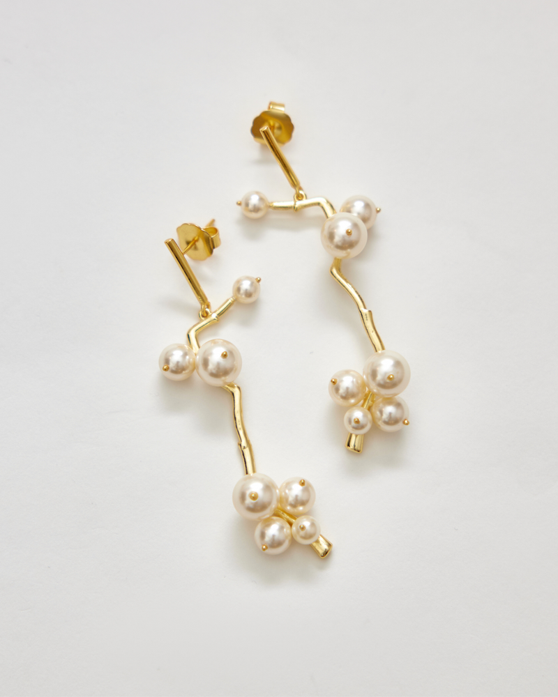 Coffee Cherry Earring