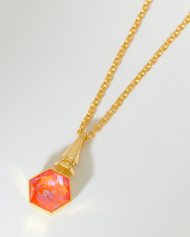 Hexa Crystal Necklace -  Ocean Waves