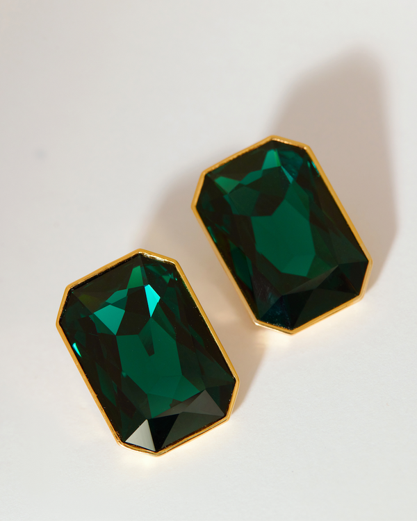Radiance Cocktail Earring - Emerald
