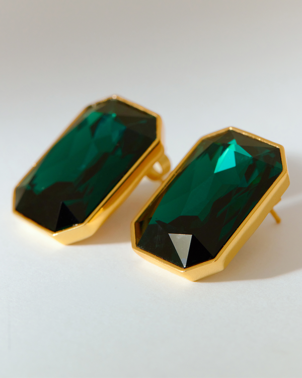 Radiance Cocktail Earring - Emerald