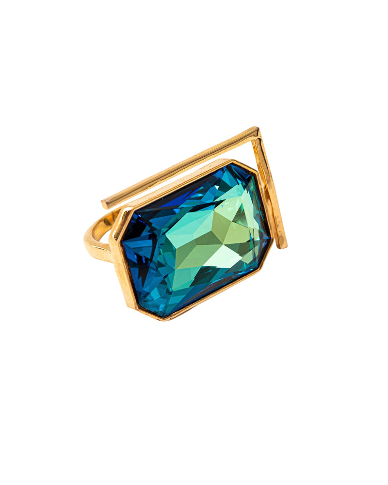 Copy of Radiance Cocktail Ring - Emerald