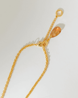 Capella Double crystal Necklace - Sepia