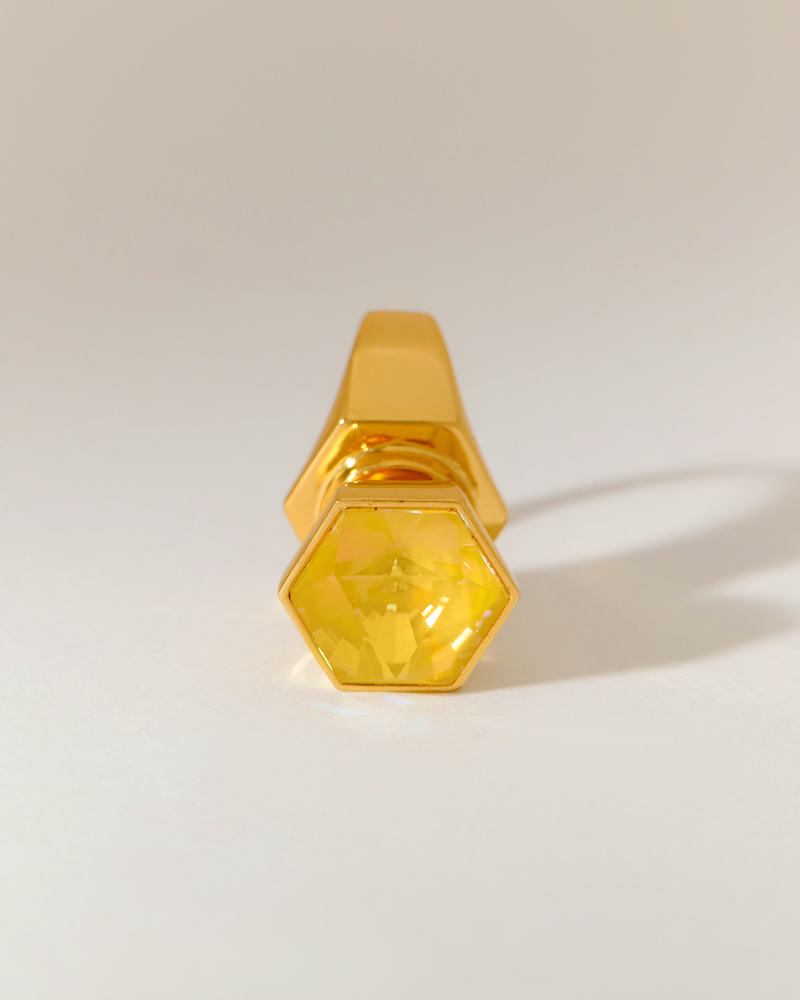 Hexa Crystal Ring -  Ocean Waves