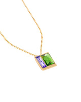 Fusion Crystal Necklace -  Black and White