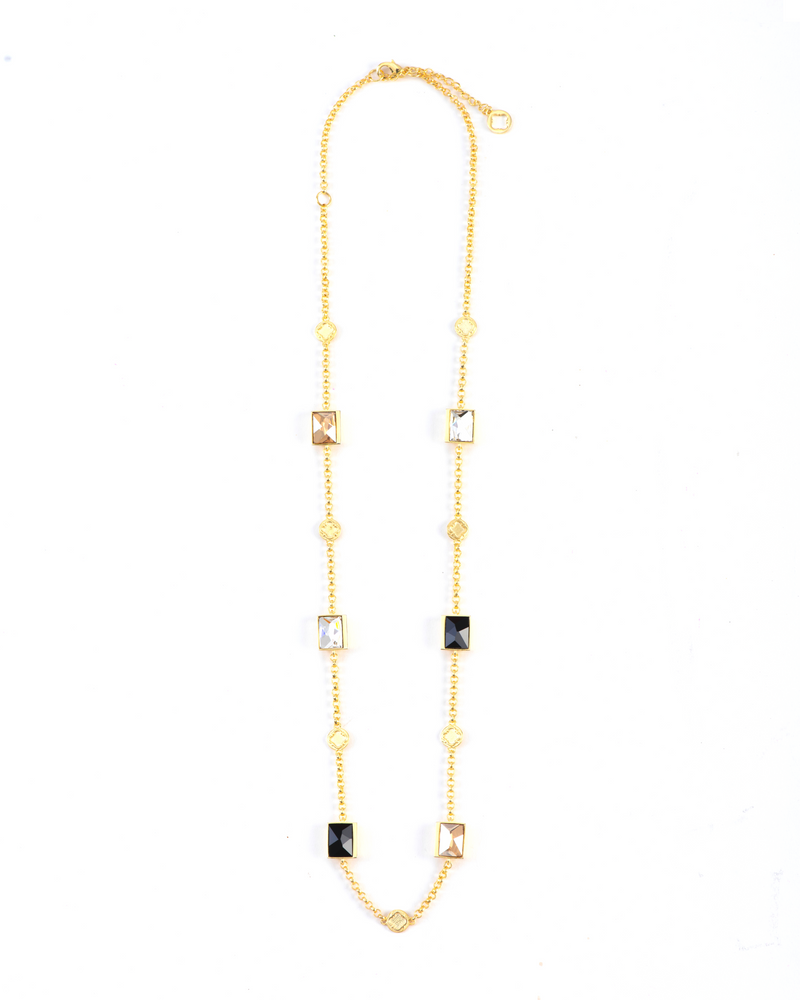 Elysian Crystal Necklace - Multicolour (L)