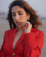 Parul Gulati in Elysian Crystal Necklace - Multicolour (S)