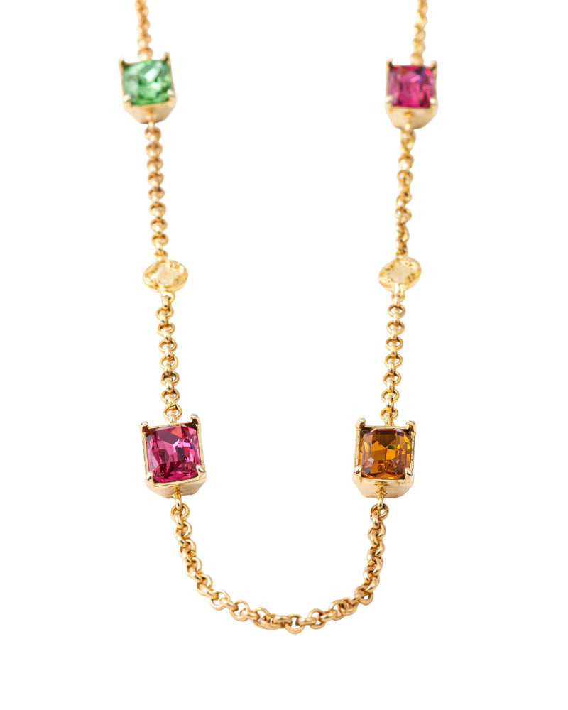 Parul Gulati in Elysian Crystal Necklace - Multicolour (S)