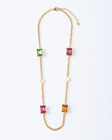 Tarini Manchanda in Elysian Crystal Necklace - Multicolour (S)