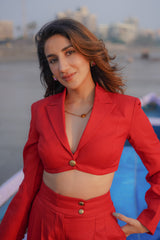 Parul Gulati in Elysian Crystal Necklace - Multicolour (S)